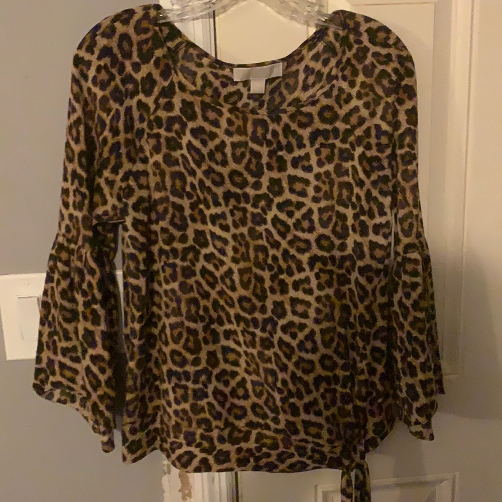 Michael Kors leopard print top.